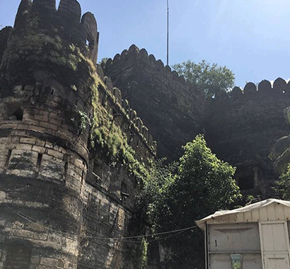 Uparkot Fort in Junagadh, a historic and ancient fort offering panoramic views of the surrounding landscape, a must-visit for history enthusiasts near Sasan Gir